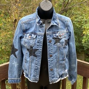 Hollister jean jacket size small